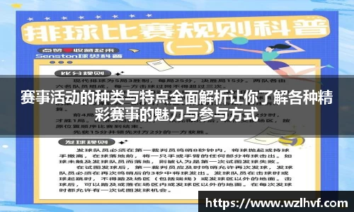 赛事活动的种类与特点全面解析让你了解各种精彩赛事的魅力与参与方式